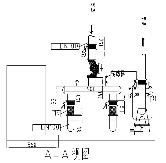 高低区直联供暖机组