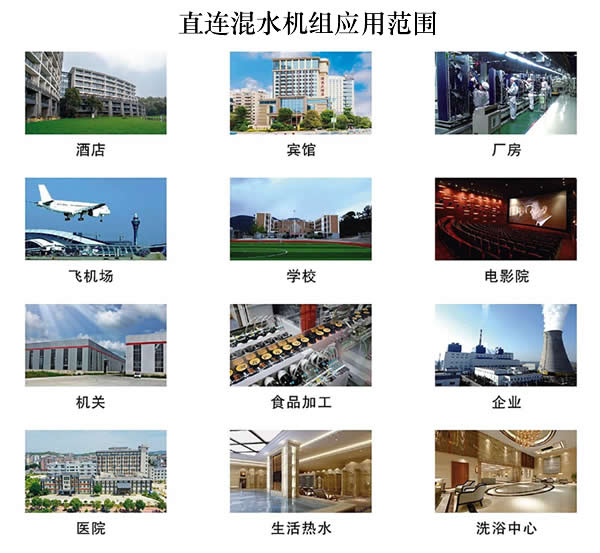 全自动混水直连机组应用范围