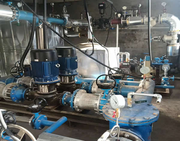 山西蒸汽汽水换热机组采用不锈钢缠绕管壳式换热器